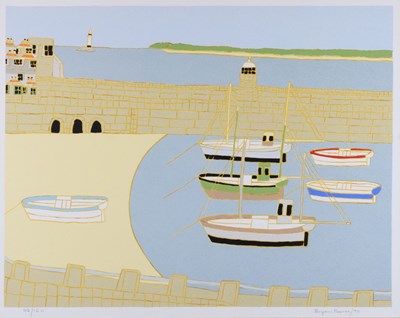 Lot 489 - Bryan Pearce (1929-2006) - Signed limited edition screenprint, St. Ives Harbour