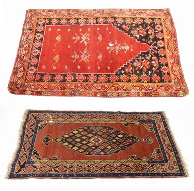 Lot 431 - Middle Eastern wool prayer rug