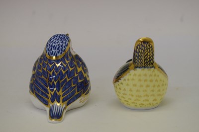 Lot 349 - Six Royal Crown Derby bird paperweights