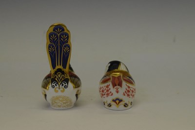 Lot 349 - Six Royal Crown Derby bird paperweights