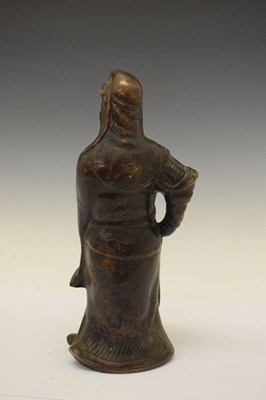 Lot 343 - Large Chinese bronze of Lu Xing