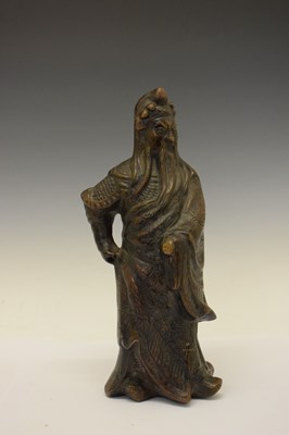 Lot 343 - Large Chinese bronze of Lu Xing