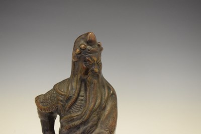 Lot 343 - Large Chinese bronze of Lu Xing