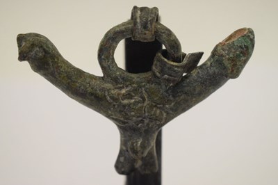 Lot 147 - Alloy 'Priapus' fertility amulet or pendant