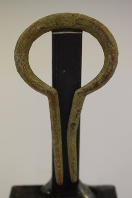 Lot 145 - Antiquities - Bronze 'Jew's Harp' or Jaw Harp musical instrument
