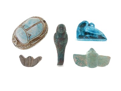 Lot 149 - Group of five Egyptian artefacts