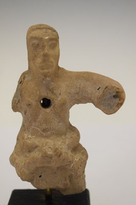 Lot 151 - Antiquities - Believed Pre Columbian (possibly Aztec) terracotta figure fragment
