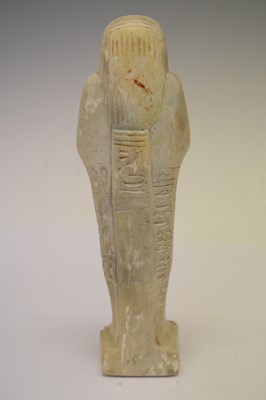 Lot 152 - Egyptian alabaster Shabti