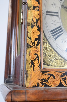 Lot 436 - Fine walnut and marquetry 8-day longcase clock George Murgatroyd, London, circa 1700
