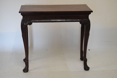 Lot 546 - George III  mahogany table on four cabriole supports