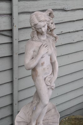 Lot 573 - Composite figure of Venus de Milo and pedestal base