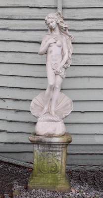 Lot 573 - Composite figure of Venus de Milo and pedestal base