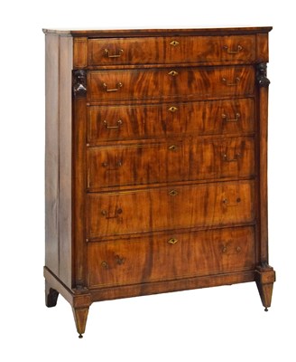 Lot 545 - Early 19th Century Continental chest of drawers