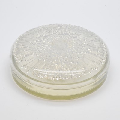 Lot 269 - Lalique powder bowl, 'Tokio' pattern No.50