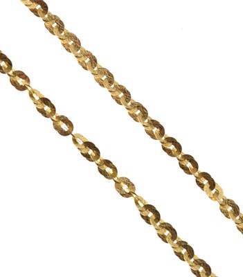 Lot 69 - 9ct gold necklace, 4.6g approx
