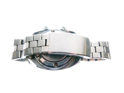 Lot 105 - Memostar Alarm -  Gentleman's retro 17 jewels automatic stainless steel wristwatch