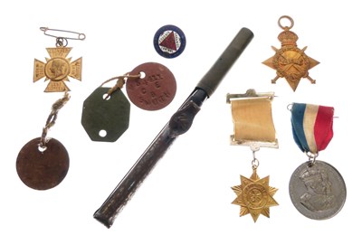 Lot 274 - First World War medal group, etc