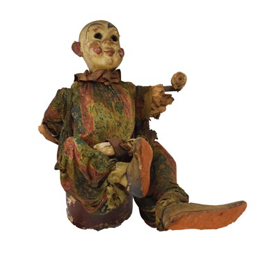 Lot 184 - Early 20th Century laughing clown automaton