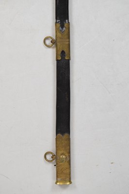 Lot 237 - Royal Naval officer's sword by Manton & Co.