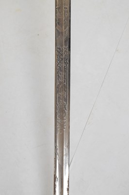 Lot 237 - Royal Naval officer's sword by Manton & Co.