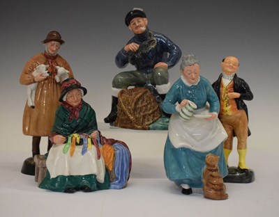 Lot 333 - Five Royal Doulton figures