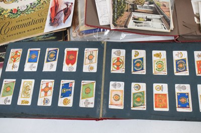 Lot 203 - Quantity of cigarette cards, postcards