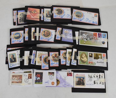 Lot 195 - Quantity of signed commemorative stamps, First Day Covers, etc