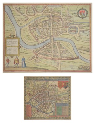 Lot 370 - 'Brightstowe' hand-coloured engraved map