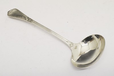 Lot 142 - Late Victorian Walker & Hall silver ladle