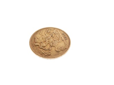 Lot 171 - George V gold half sovereign, 1912