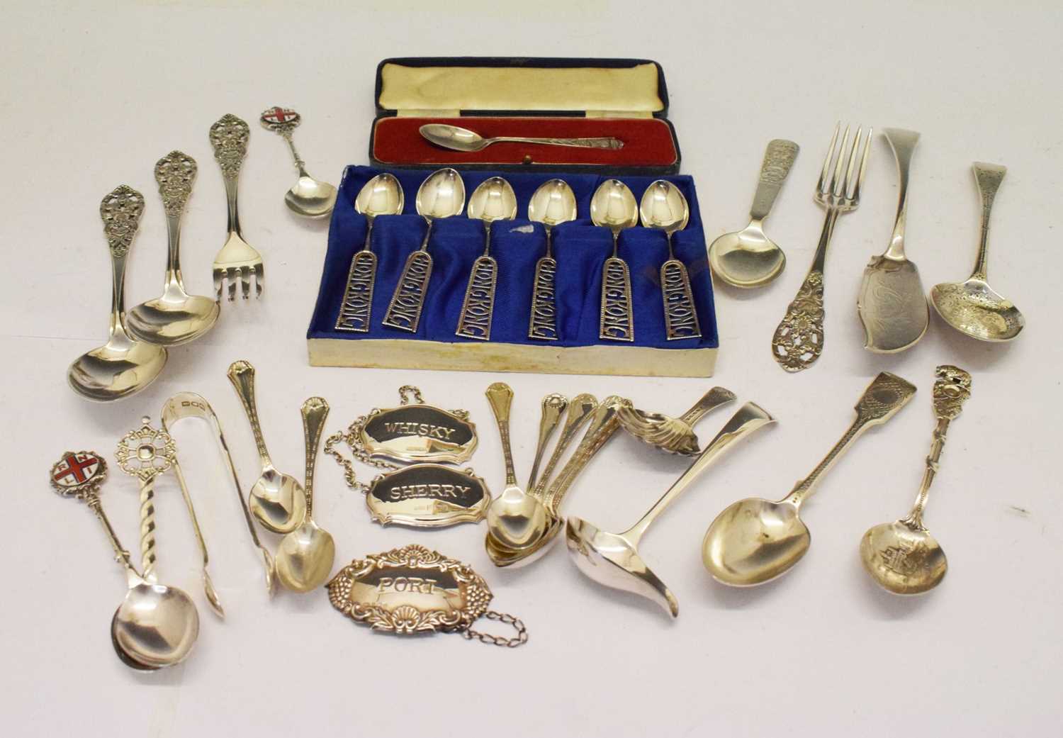 Lot 146 - Collection of souvenir silver spoons