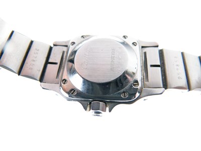 Lot 51 - Cartier - Lady's Santos bracelet watch