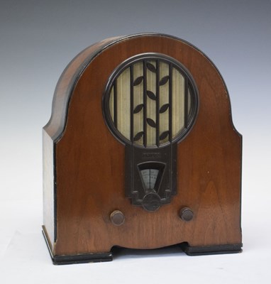 Lot 515 - Art Deco-style Phillips domed top radio Model 13R634