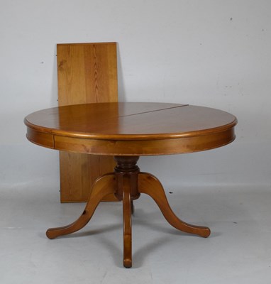 Lot 467 - Pine table and six chairs