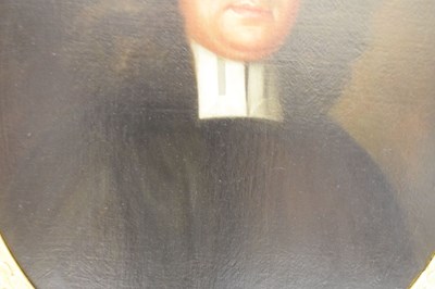 Lot 429 - 18th Century English School - Oil on canvas - Portrait of a cleric