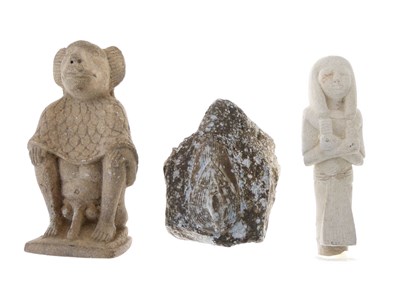 Lot 148 - Three Egyptian collectables