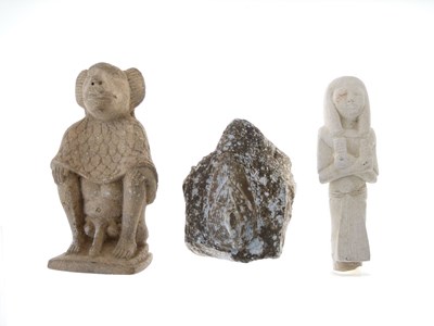 Lot 148 - Three Egyptian collectables