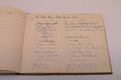 Lot 384 - Earl's Court Visitor's book, 1950s