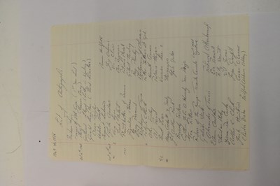 Lot 384 - Earl's Court Visitor's book, 1950s