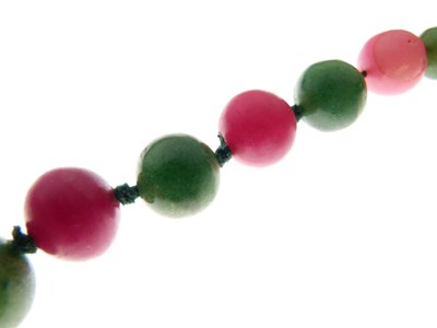 Lot 60 - Dyed quartz bead necklace
