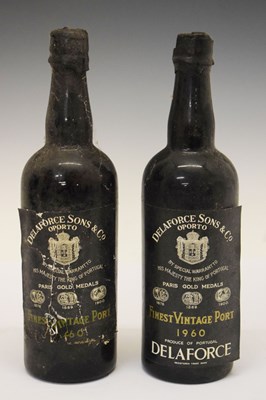 Lot 216 - Delaforce Sons & Co. Finest Vintage Port, 1960, two bottles