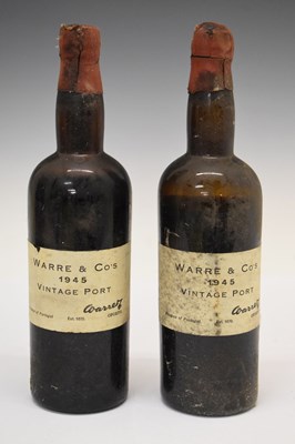 Lot 218 - Warre’s Vintage Port, 1945, two bottles