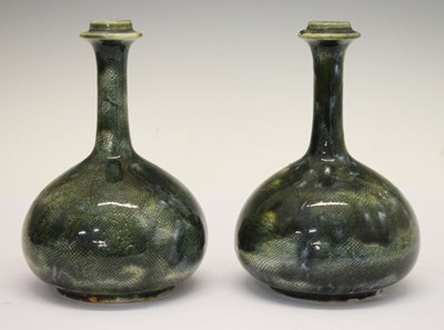 Lot 433 - Pair of Doulton Lambeth Slater's Patent vases