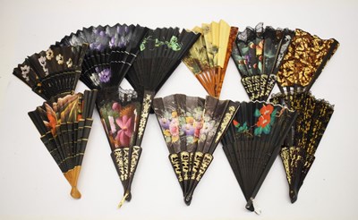 Lot 298 - Group of eleven assorted fans