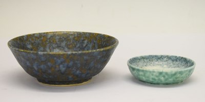 Lot 469 - Two Ruskin pottery mottled bowls