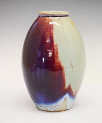 Lot 509 - Chinese Song-style Junyao glaze ovoid vase