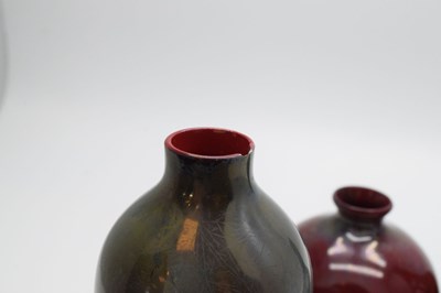 Lot 297 - Bernard Moore - Three small vases