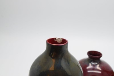 Lot 297 - Bernard Moore - Three small vases