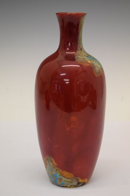 Lot 456 - Bernard Moore flambé vase, etc