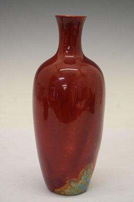 Lot 456 - Bernard Moore flambé vase, etc